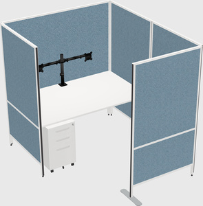 Flexible panel system with privacy