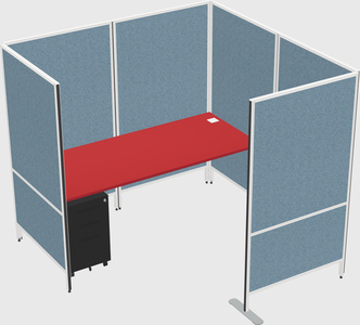 Flexible panel system with privacy
