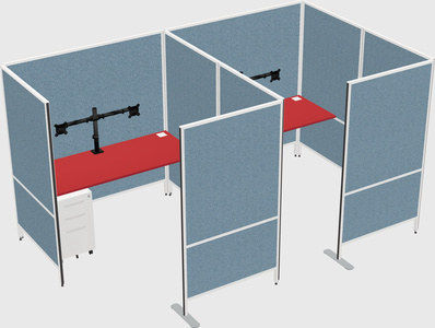 Flexible panel system with privacy