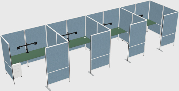 Flexible panel system with privacy