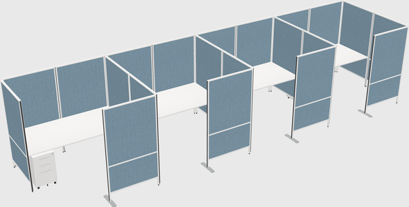 Flexible panel system with privacy