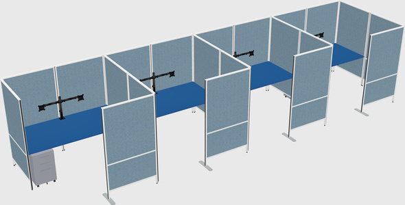 Flexible panel system with privacy