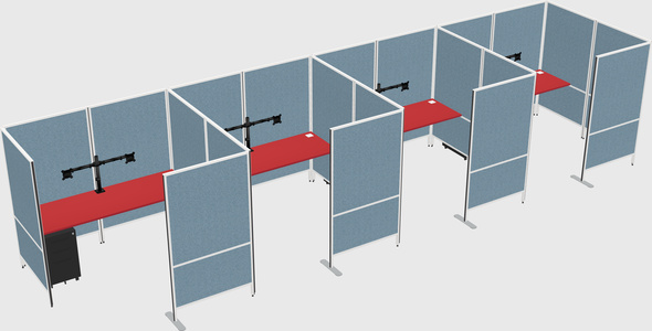 Flexible panel system with privacy