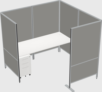 Flexible panel system with privacy
