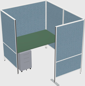 Flexible panel system with privacy