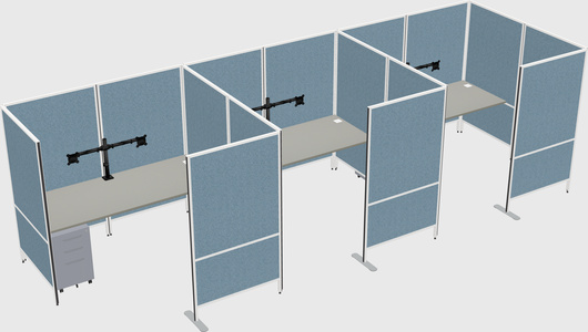 Flexible panel system with privacy