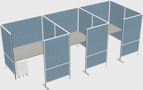 Flexible panel system with privacy