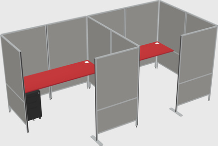 Flexible panel system with privacy