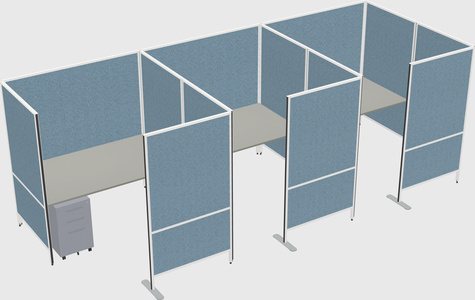 Flexible panel system with privacy