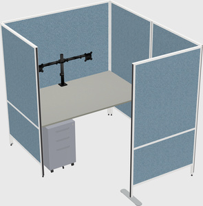 Flexible panel system with privacy