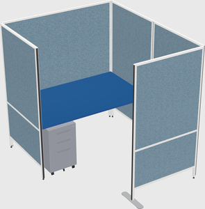 Flexible panel system with privacy