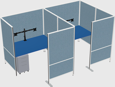 Flexible panel system with privacy