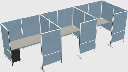 Flexible panel system with privacy