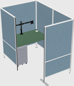 Small private panel system