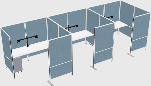 Flexible panel system with privacy