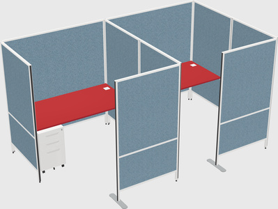 Flexible panel system with privacy