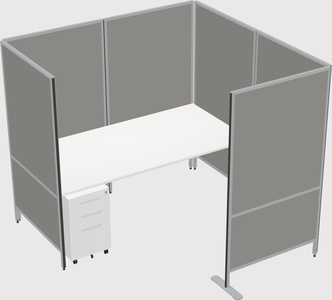 Flexible panel system with privacy