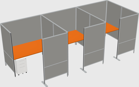 Flexible panel system with privacy
