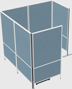 Flexible panel system with privacy