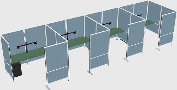 Flexible panel system with privacy