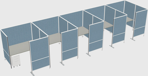 Flexible panel system with privacy