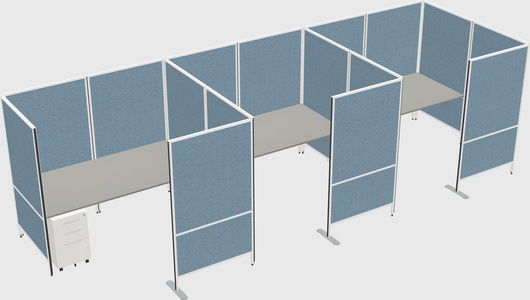 Flexible panel system with privacy