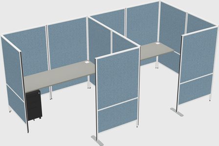 Flexible panel system with privacy
