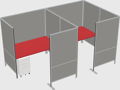 Flexible panel system with privacy