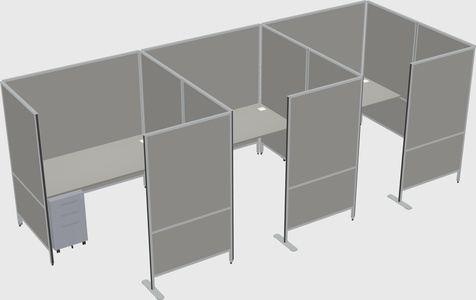 Flexible panel system with privacy