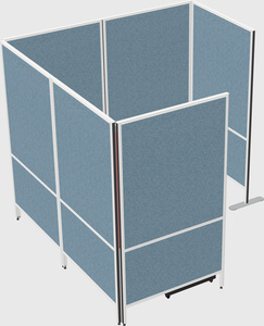 Flexible panel system with privacy