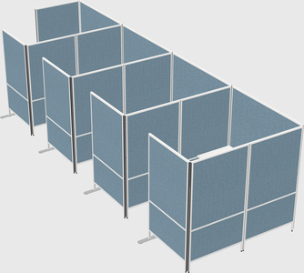 Flexible panel system with privacy