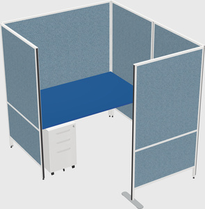 Flexible panel system with privacy