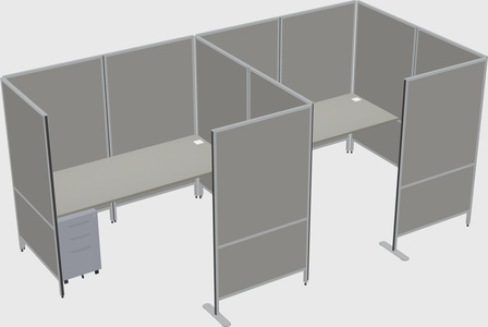 Flexible panel system with privacy
