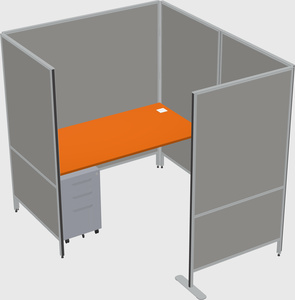 Flexible panel system with privacy