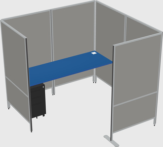 Flexible panel system with privacy