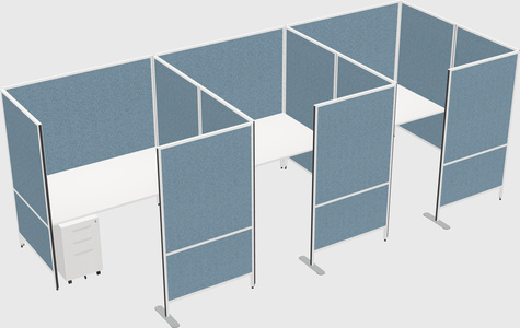 Flexible panel system with privacy