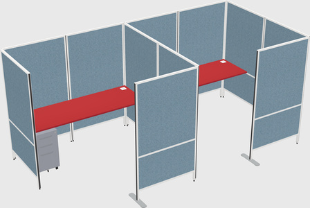 Flexible panel system with privacy