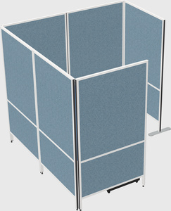 Flexible panel system with privacy