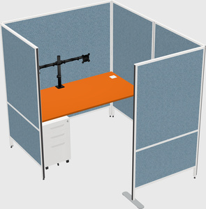 Flexible panel system with privacy
