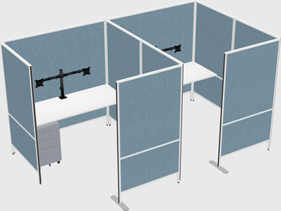 Flexible panel system with privacy