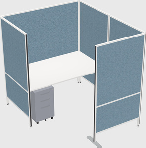 Flexible panel system with privacy