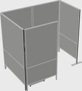 Small private panel system