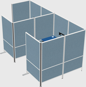 Flexible panel system with privacy