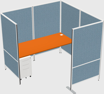 Flexible panel system with privacy