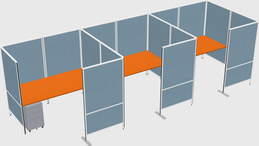 Flexible panel system with privacy