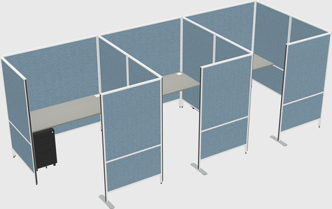 Flexible panel system with privacy