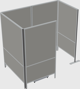 Small private panel system