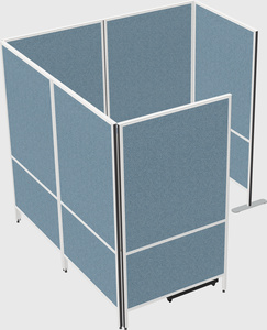 Flexible panel system with privacy