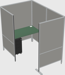 Small private panel system
