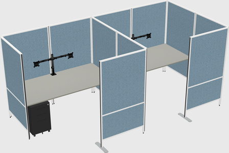 Flexible panel system with privacy